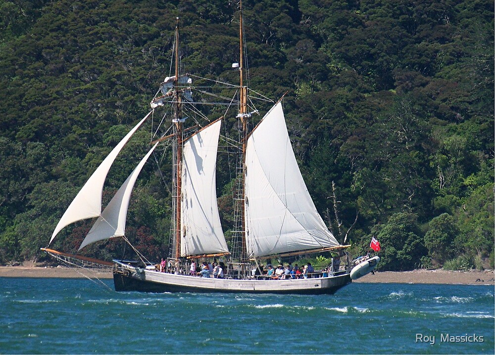 "We are sailing, we are sailing, home again across the sea.......!" by