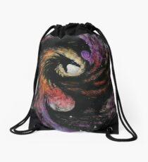 Dragon Galaxy Drawstring Bag