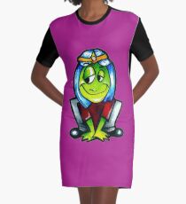 the frog Prince 00 Graphic T-Shirt Dress