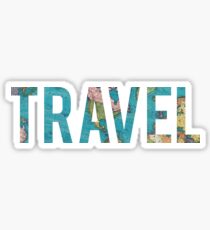 Reise-Weltkarte Sticker
