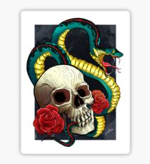Snake & Skull Sticker