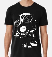 Das klassische britische Motorrad Premium T-Shirt