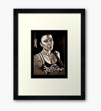 BERLIN - Kitty Kill - dark version Framed Print