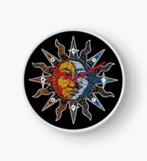 Celestial Mosaic Sun/Moon Clock