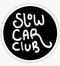 Slow Car Club logo graphic Sticker