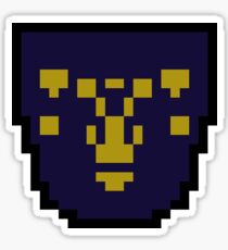 pixel blazon Sticker