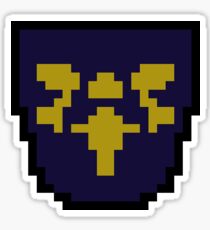 pixel blazon Sticker