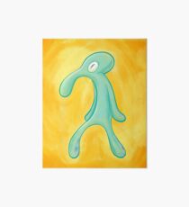 Bold and Brash Painting Squidward Tentacles Art Board