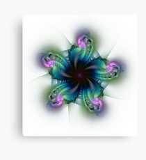 Neon Star Canvas Print