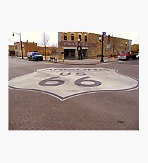 Route 66 in Winslow, Arizona Photographic Print