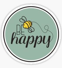 Bee Happy Sticker