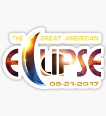 2017 Great American Eclipse Sticker