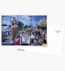 German settlers in Texas - Wurstfest Postcards