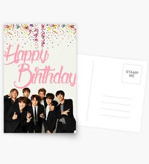 BTS Birthday Card Postcards