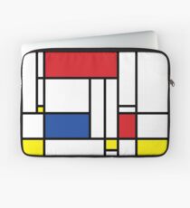 Mondrian Minimalist De Stijl Moderne Kunst Laptoptasche