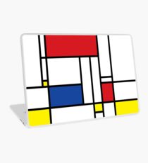 Mondrian Minimalist De Stijl Moderne Kunst Laptop Folie