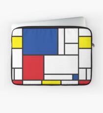 Mondrian Minimalist De Stijl Modern Art II Laptop Sleeve