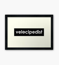 Velocipedist Framed Print