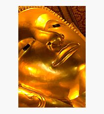 Golden buddha Photographic Print