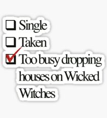 Dropping Houses Sticker