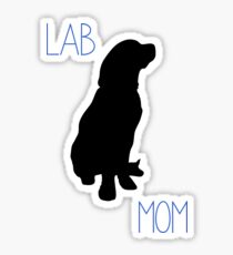 Lab Mom Sticker