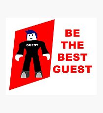 Roblox Best Guest Photographic Print