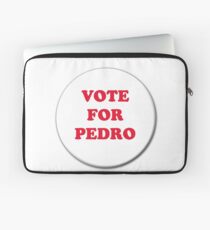 Vote for Pedro - Badge Laptop Sleeve