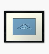 Homes on the hill Framed Print