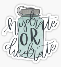 Hydrate or Die-drate Sticker