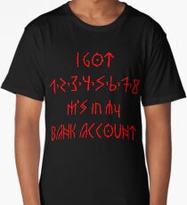 21 Savage - Bank Account Long T-Shirt