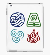 Avatar - Elementsymbole iPad-Hülle & Klebefolie