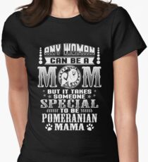 Pomeranian Mama Shirt Women's Fitted T-Shirt