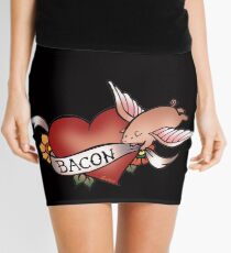 Bacon Love Tattoo Mini Skirt