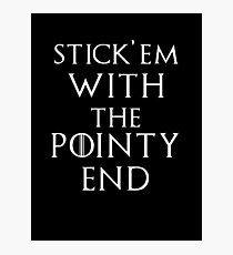 Game of Thrones Season 1 Arya Stark Quote Photographic Print