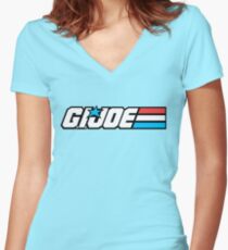 GI JOE tshirt Women's Fitted V-Neck T-Shirt