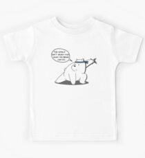 Ice Bear - The world isn't ready for what Ice Bear can do - We Bare Bears Cartoon Kids Tee