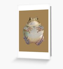 Flying Toad Greeting Card