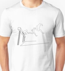 steeplechase outlined Slim Fit T-Shirt