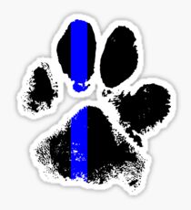 k9 blue line stickers and other products Sticker