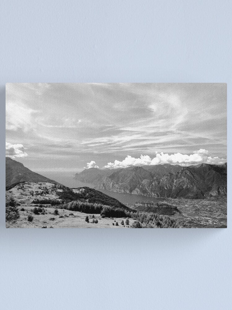Alternate view of Lago di Garda, view from Monte Stivo, Italy Canvas Print