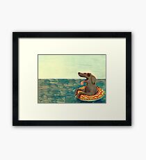 Relaxed Doggo Framed Print