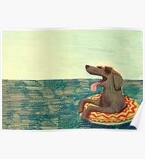 Relaxed Doggo Poster
