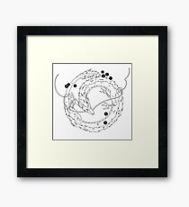 HAKU Framed Print