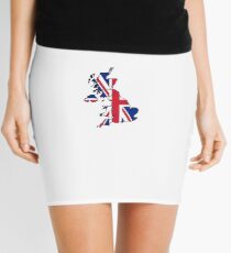 Flag of Britain Mini Skirt