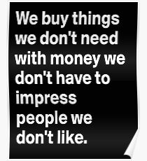 CONSUMERISM Poster