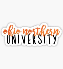 Ohio Northern University Sticker