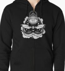 OUIJA Horror Zipped Hoodie