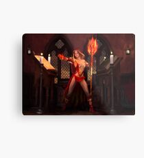 Red Wizard Metal Print