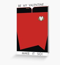 Sei mein Valentinsgruß ... Mach es so! Grußkarte