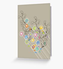 My Groovy Flower Garden Grows Greeting Card